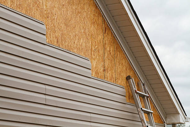 Professional Siding Contractor technician working in De Mossville, KY